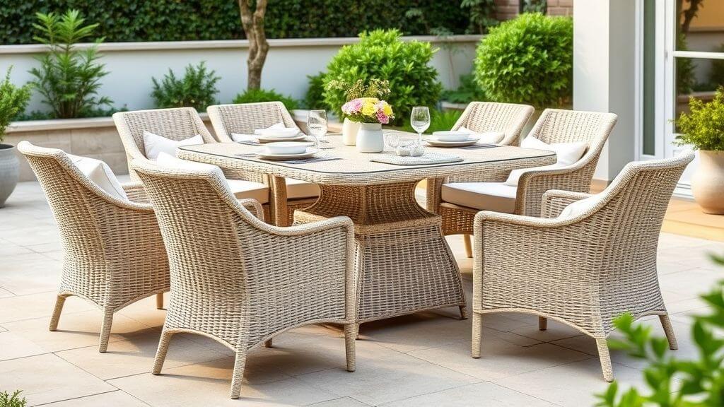 Rattan Dining Set